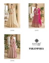 Parampara By Sayuri Georgette Embroidery Gown With Dupatta Suppliers In India
